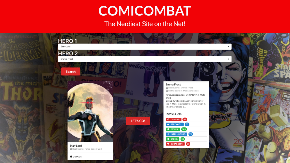 Comicombat site thumbnail